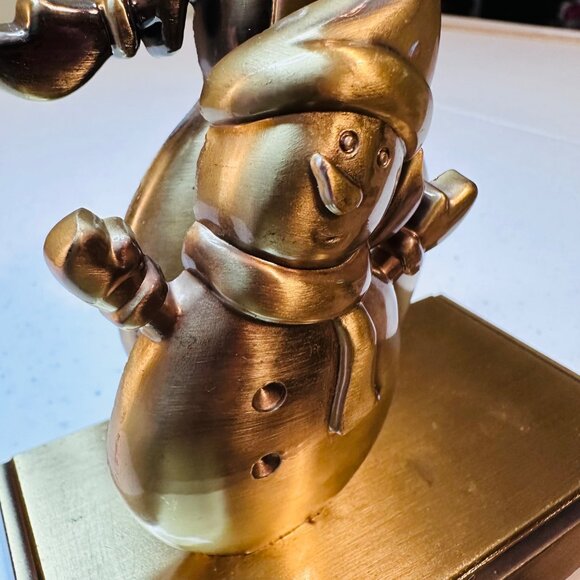 Snowman Stocking holder Christmas holiday snowman stocking hanger decoration - Picture 8 of 11